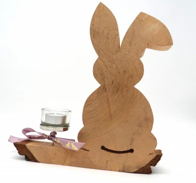 Hase mit Teelichthalter